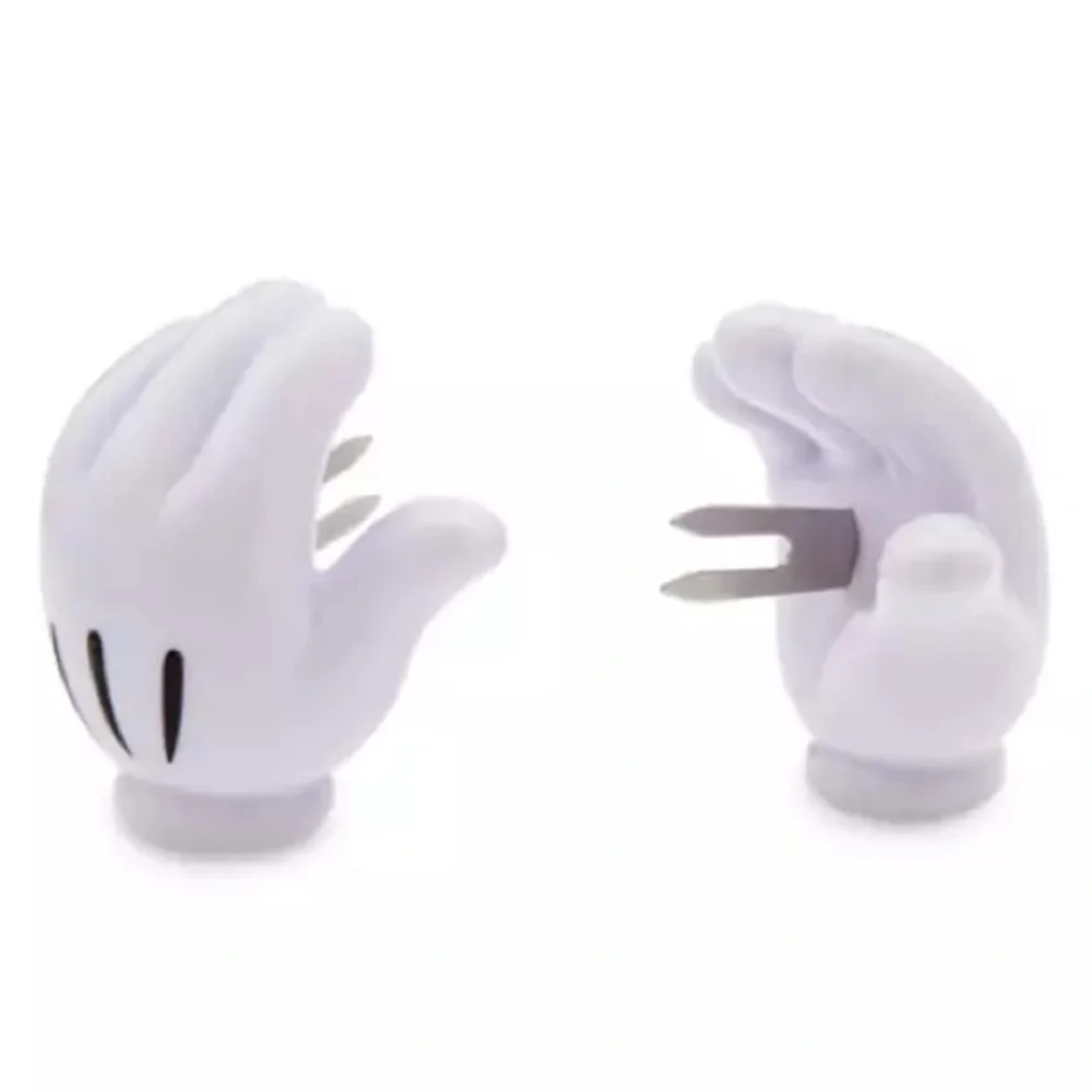 Disney Mickey Mouse White and Black Corn Cob Holders 8 Individual Holders NWT